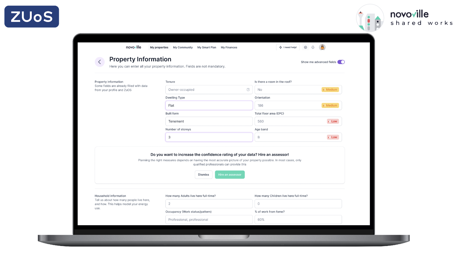 Novoville Shared Works and ZUoS supported by South of Scotland to continue innovative energy challenge